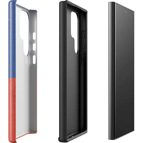 Haitian Flag Distressed Galaxy S23 Ultra Pro Case